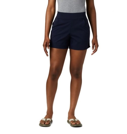 Women's Columbia Anytime Casual Shorts Navy | CA-LC1AL