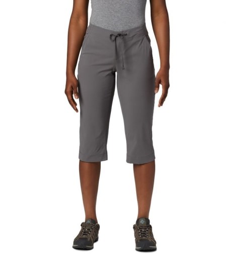 Women's Columbia Anytime Outdoor Capris Sport Pants Grey | CA-E8A4L