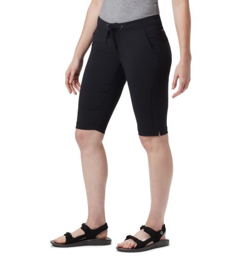 Women's Columbia Anytime Outdoor Long Shorts Black | CA-GCL15