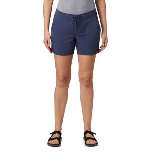 Women's Columbia Anytime Outdoor Shorts Navy | CA-M4368