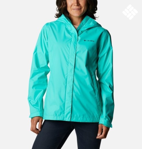 Women's Columbia Arcadia II Rain Jackets Turquoise | CA-GCL01