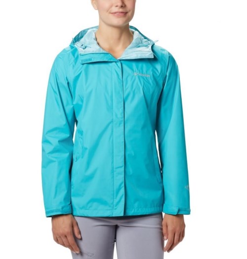 Women's Columbia Arcadia II Rain Jackets Turquoise | CA-S65C8