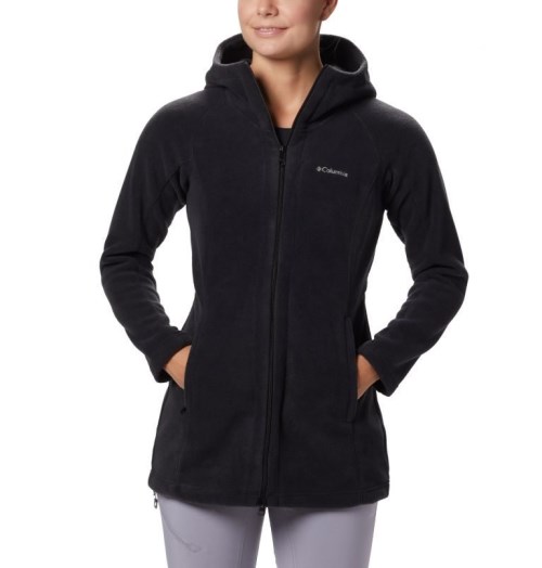 Women's Columbia Benton Springs II Long Fleece Jackets Black | CA-SA348