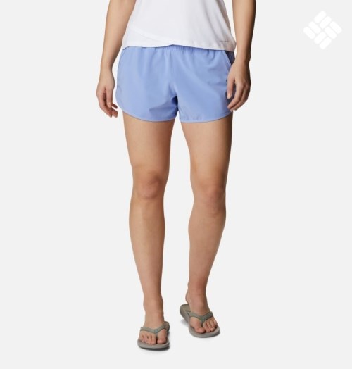 Women's Columbia Bogata Bay Stretch Shorts Light Blue | CA-RA8L0