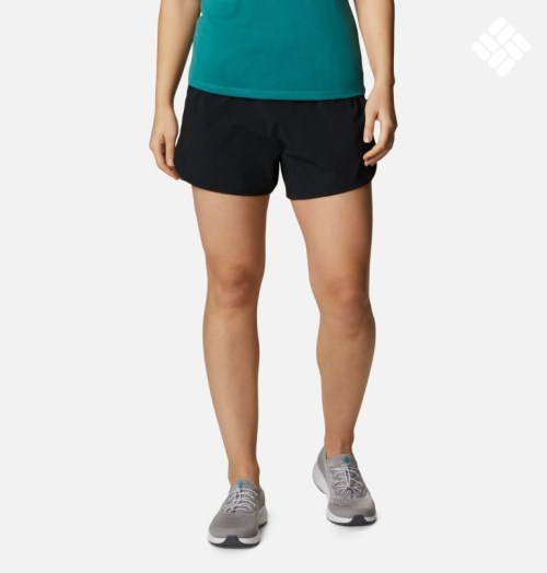 Women's Columbia Bogata Bay Stretch Shorts Black | CA-T680L