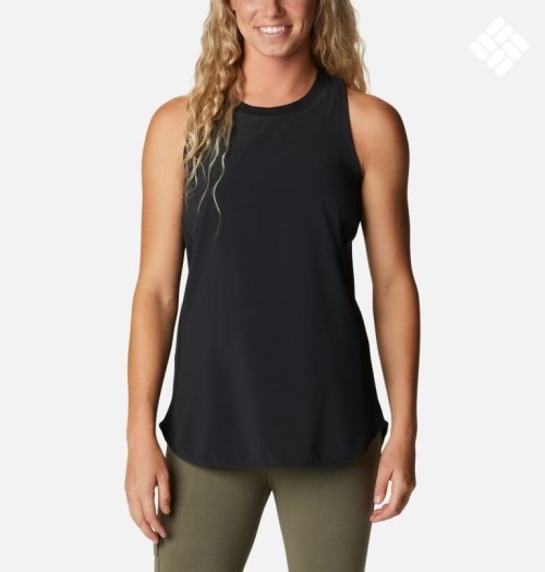 Women's Columbia Bowen Lookout Tanks Black | CA-X518C