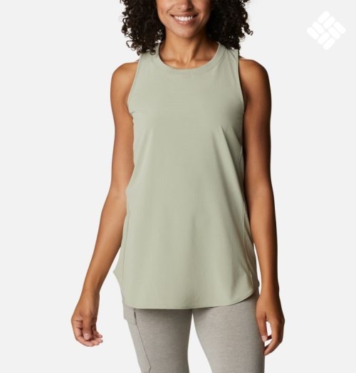 Women's Columbia Bowen Lookout Tanks Olive | CA-SAL01