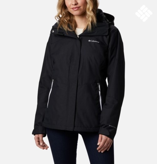 Women's Columbia Bugaboo II Interchange Fleece Jackets Black | CA-M53A6