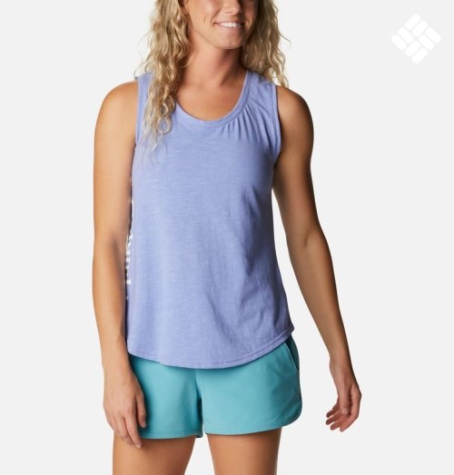 Women's Columbia Cades Cape Tanks Lavender | CA-Y6C81