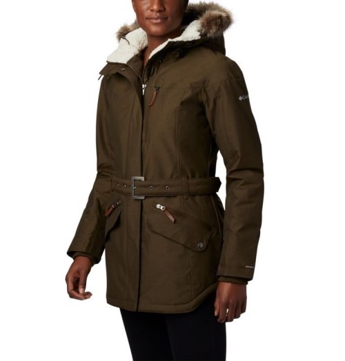 Women's Columbia Carson Pass II Jackets Dark Brown | CA-AA685