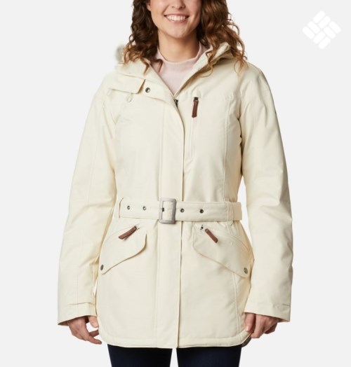 Women's Columbia Carson Pass II Jackets Cream | CA-K058C