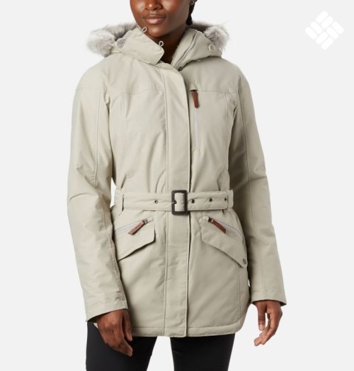 Women's Columbia Carson Pass II Jackets Cream | CA-Y460L