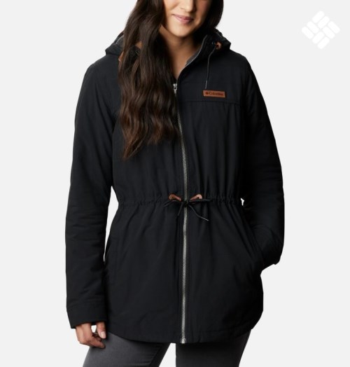 Women's Columbia Chatfield Hill Jackets Black | CA-G15L6