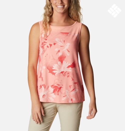 Women's Columbia Chill River Tanks Flower | CA-A14A3