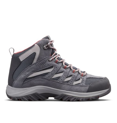 Women's Columbia Crestwood Mid Waterproof Hiking Boots Dark Grey | CA-UCAL0