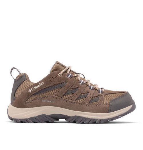 Women's Columbia Crestwood Waterproof Hiking Shoes Brown | CA-P41L8