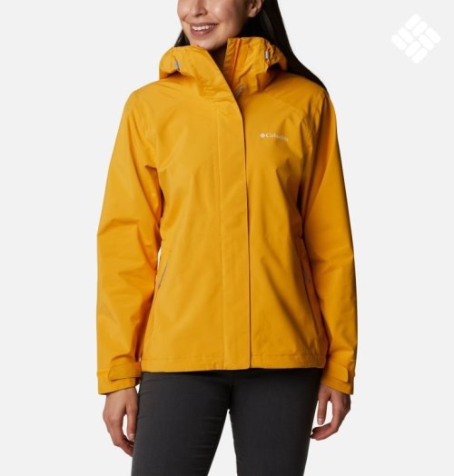 Women's Columbia Earth Explorer Shell Jackets Mango | CA-FC834