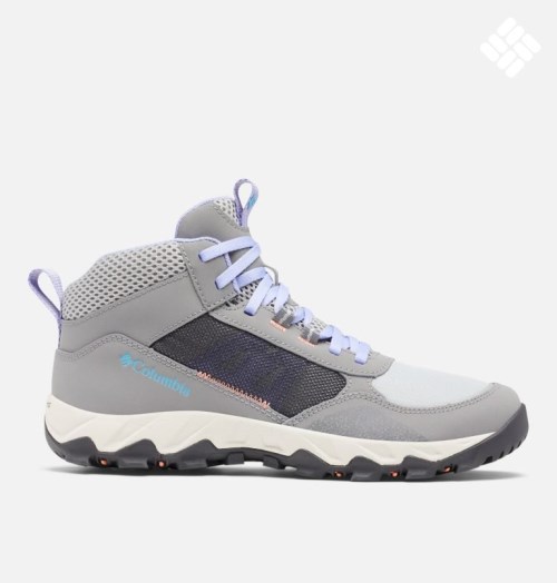 Women's Columbia Flow Centre Hiking Shoes Grey / Lavender | CA-O5AL3