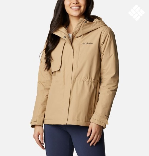 Women's Columbia Hadley Trail Jackets Khaki | CA-D8543