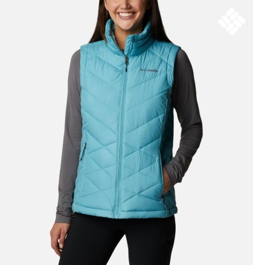 Women's Columbia Heavenly Vest Turquoise | CA-L31CL