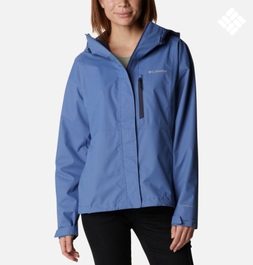 Women's Columbia Hikebound Rain Jackets Blue | CA-Q1LA5