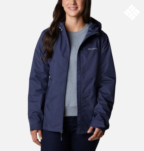 Women's Columbia Inner Limits II Jackets Navy | CA-P8L43