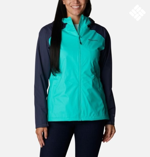 Women's Columbia Inner Limits II Jackets Turquoise | CA-Q6C80