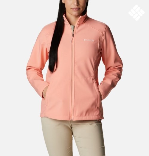 Women's Columbia Kruser Ridge II Shell Jackets Coral | CA-I58A3