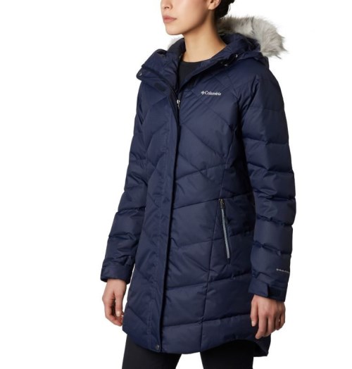 Women's Columbia Lay D Down II Mid Jackets Navy | CA-E3461