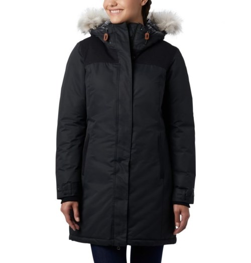 Women's Columbia Lindores Jackets Black | CA-IA54L