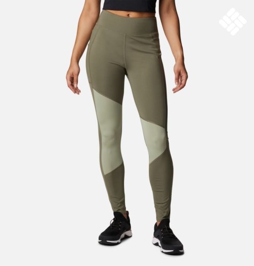 Women's Columbia Lodge Colorblock Tight Olive | CA-RC513