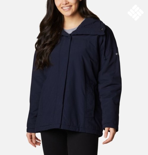 Women's Columbia Maple Hollow Insulated Jackets Navy | CA-V0156