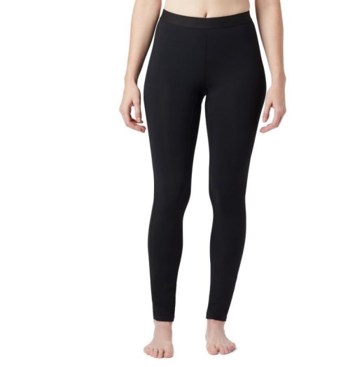 Women's Columbia Midweight Stretch Baselayer Tight Black | CA-N05CA