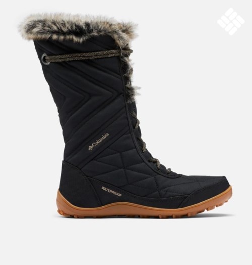 Women's Columbia Minx Mid III Boots Black | CA-J0L35