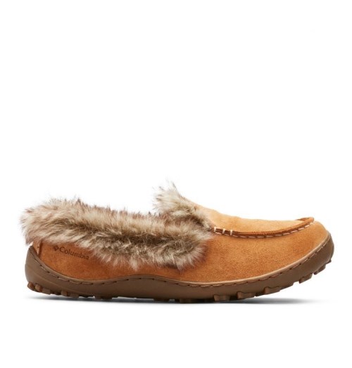 Women's Columbia Minx Omni-Heat Slippers Brown | CA-YCA6L