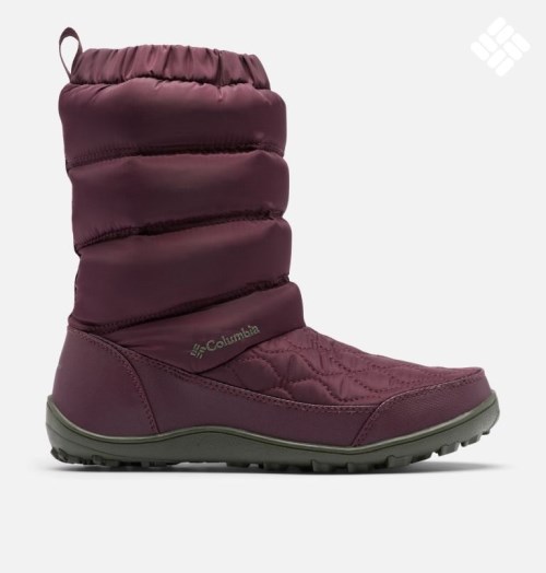 Women's Columbia Minx Slip IV Boots Maroon | CA-O5CL6