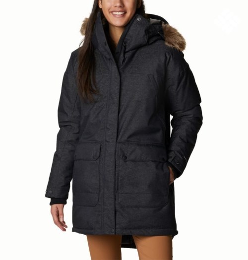 Women's Columbia Mount Si Omni-Heat Infinity Down Jackets Black | CA-W48A3