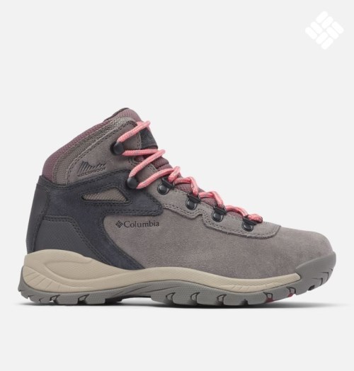 Women's Columbia Newton Ridge Plus Waterproof Amped Hiking Boots Grey | CA-LC105