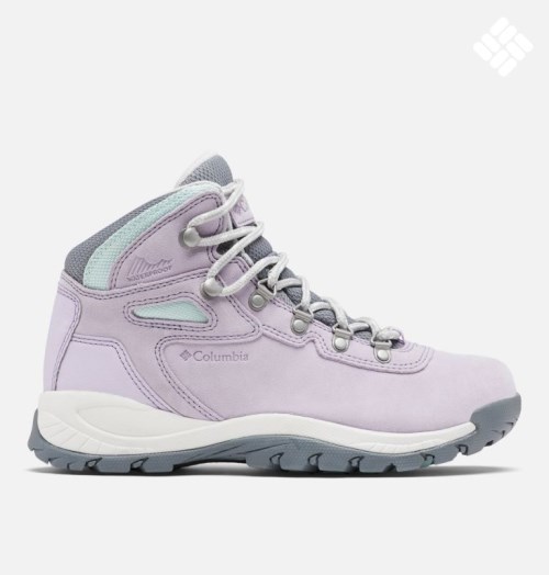 Women's Columbia Newton Ridge Plus Waterproof Amped Hiking Boots Light Purple | CA-QA03L