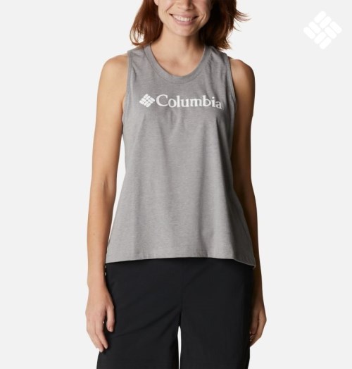 Women's Columbia North Cascades Tanks Grey | CA-Y1684