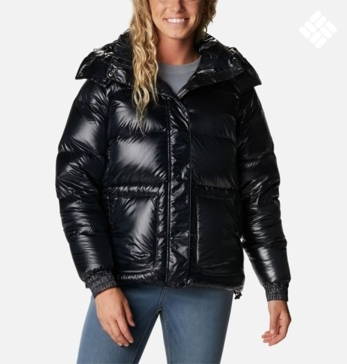 Women's Columbia Northern Gorge II Omni-Heat Infinity Down Jackets Black | CA-C1065