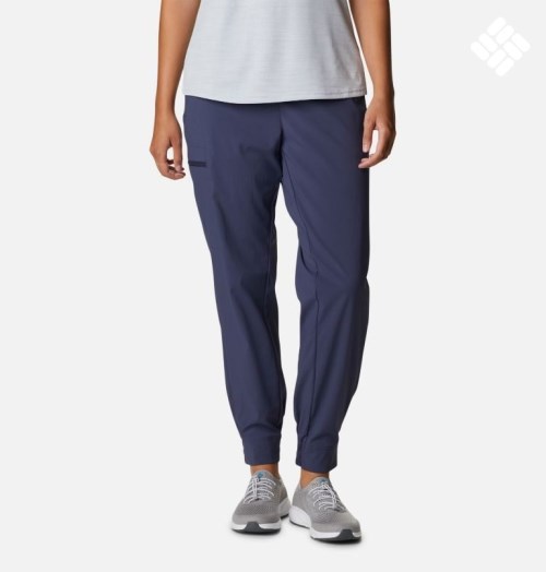 Women's Columbia On The Go Jogger Navy | CA-B4A61