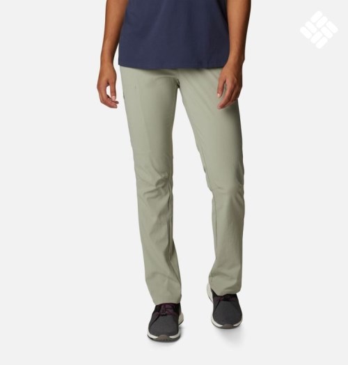 Women's Columbia On The Go Pants Olive | CA-T04C3