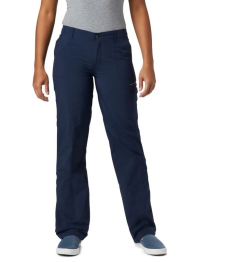 Women's Columbia PFG Aruba Roll Up Pants Navy | CA-P0C54