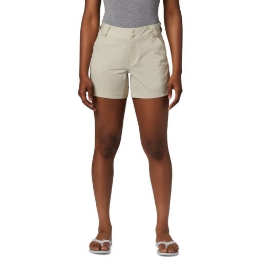 Women's Columbia PFG Coral Point III Shorts Khaki | CA-Y5L4A