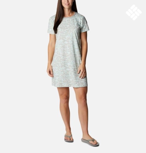 Women's Columbia Park Printed Dress Camo | CA-F480A