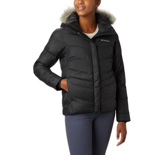 Women's Columbia Peak to Park Insulated Jackets Black | CA-F48C5