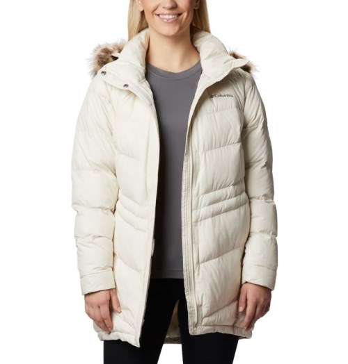 Women's Columbia Peak to Park Mid Insulated Jackets Cream | CA-EL18C