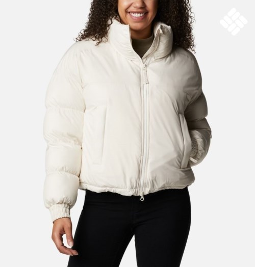 Women's Columbia Pike Lake Cropped Jackets Cream | CA-Q63C8