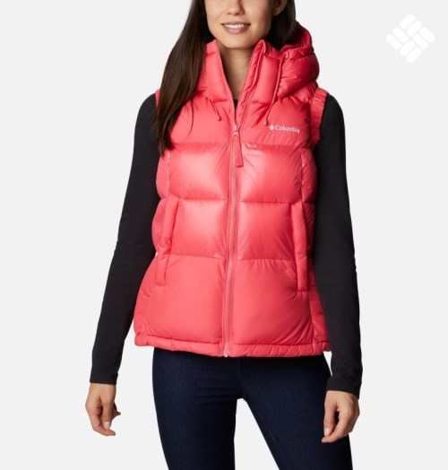 Women's Columbia Pike Lake II Insulated Vests Pink | CA-KC540